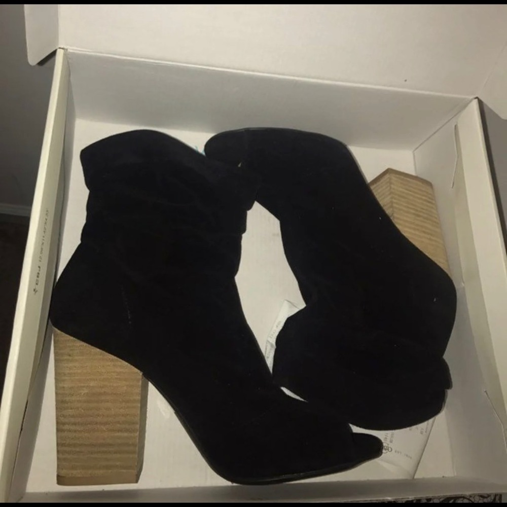 Suede Booties